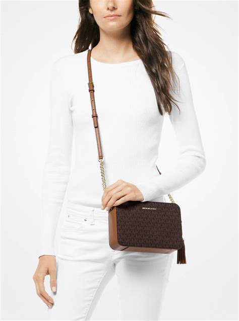 ginny crossbody bag michael kors|michael kors ginny medium logo.